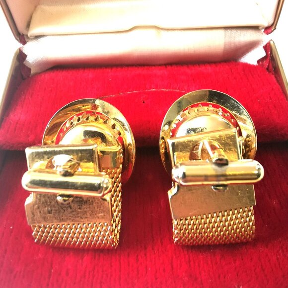 Pair of Cuff Links by Park Avenue in Original Box from the 60s Vintage - Picture 2 of 7